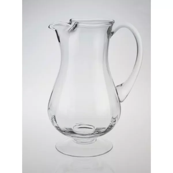 Badash Crystal 54 oz., 11 in. High Impressions European Mouth Blown Lead Free Crystal Optic Pitcher