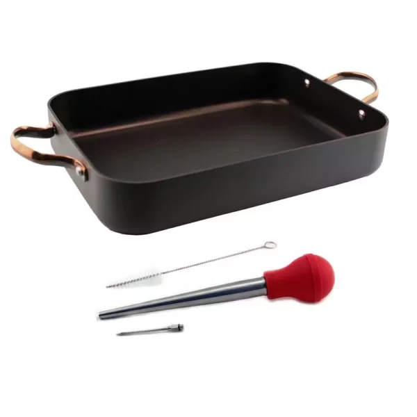 BergHOFF Ouro 3-Piece Black Roasting Pan