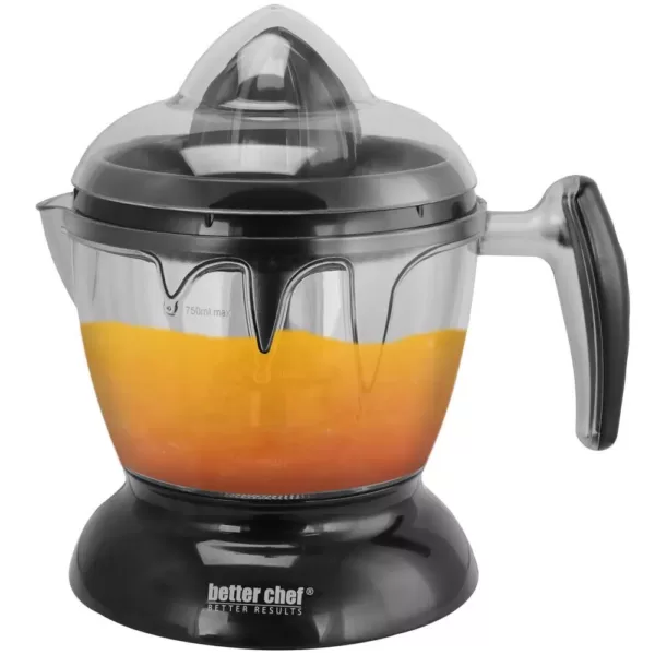 Better Chef 25 fl. oz. Black Citrus Juicer