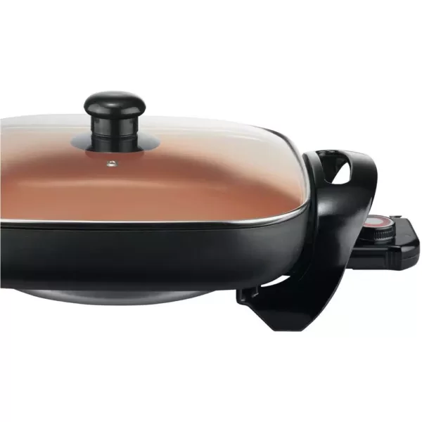 Brentwood Appliances 144 sq. in. Copper Nonstick Electric Skillet