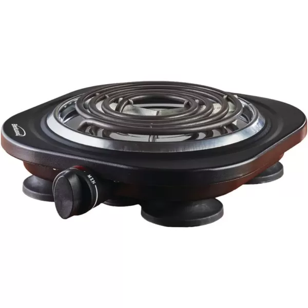 Brentwood Appliances Single Burner 28 in. Black Electric Burner