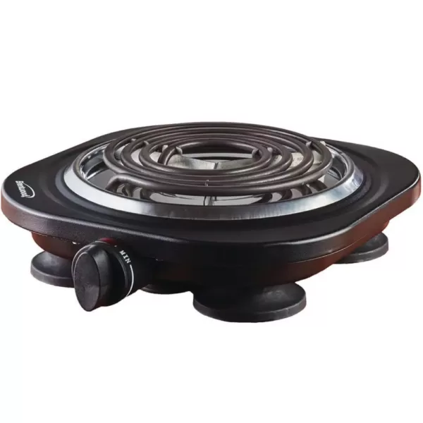 Brentwood Appliances Single Burner 28 in. Black Electric Burner