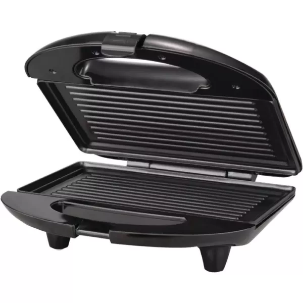 Brentwood Appliances 750 W Black Nonstick Panini Press and Sandwich Maker