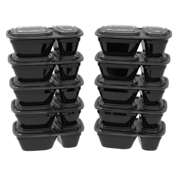 Classic Cuisine 10-Piece Portion Control Meal Prep Containers