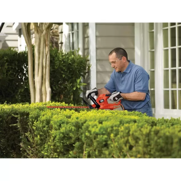 BLACK+DECKER 20 in. 3.8 Amp Corded Electric Hedge Trimmer