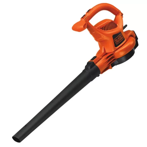 BLACK+DECKER 250 MPH 400 CFM 12 Amp 3-in-1 Corded Electric Backpack Leaf Blower/Vac/Mulcher