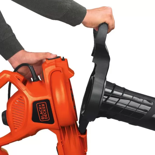 BLACK+DECKER 230 MPH 385 CFM 12-Amp Corded Electric 3-in-1 Handheld Leaf Blower/Vacuum/Mulcher