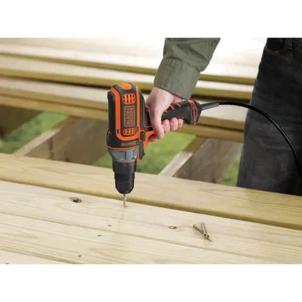 BLACK+DECKER Matrix 4 Amp 3/8 in. Corded Drill and Driver