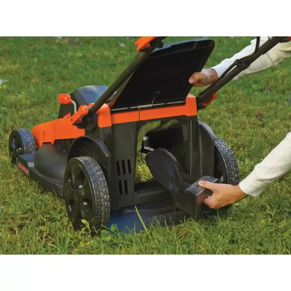 BLACK+DECKER 20 in. 40V MAX Lithium-Ion Cordless Walk Behind Push Mower with (2) 2.0Ah Batteries and Charger Included