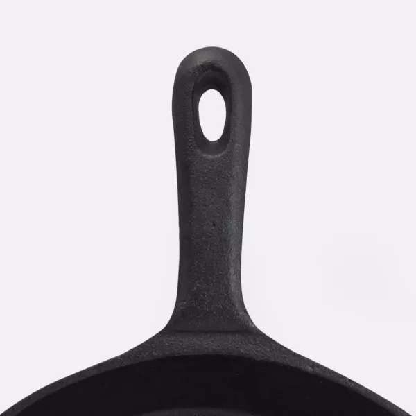 ExcelSteel 9 in. Cast Iron Skillet in Black