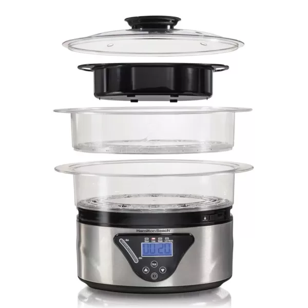 Hamilton Beach 22-Cup Black Rice Cooker