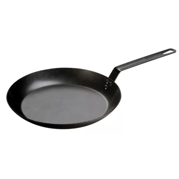 Lodge 12 in. Carbon Steel Skillet in Black