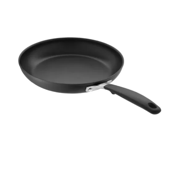 OXO Good Grips 12 in. Hard-Anodized Aluminum Ceramic Nonstick Frying Pan in Black with Comfort Grip Handle