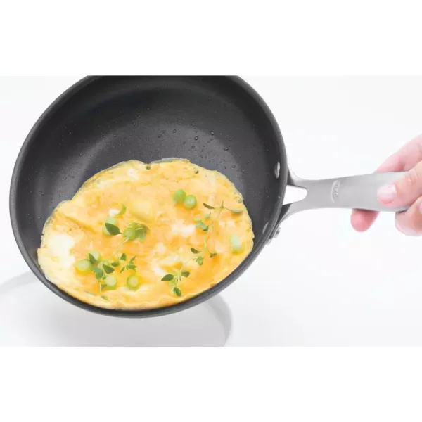 OXO Good Grips 8 in. Hard-Anodized Aluminum Ceramic Nonstick Frying Pan in Black