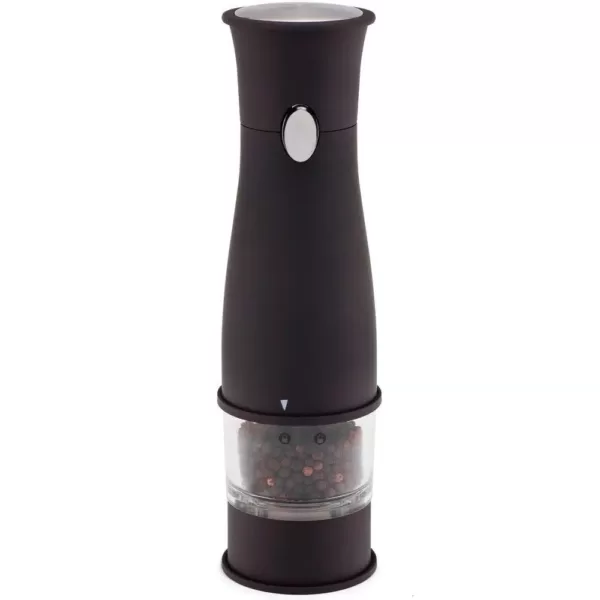 Ozeri Artesio Soft Touch Electric Pepper Mill and Grinder, BPA-Free