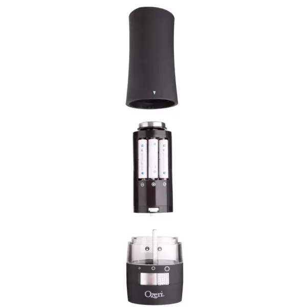 Ozeri Savore Soft Touch Electric Pepper Mill and Grinder