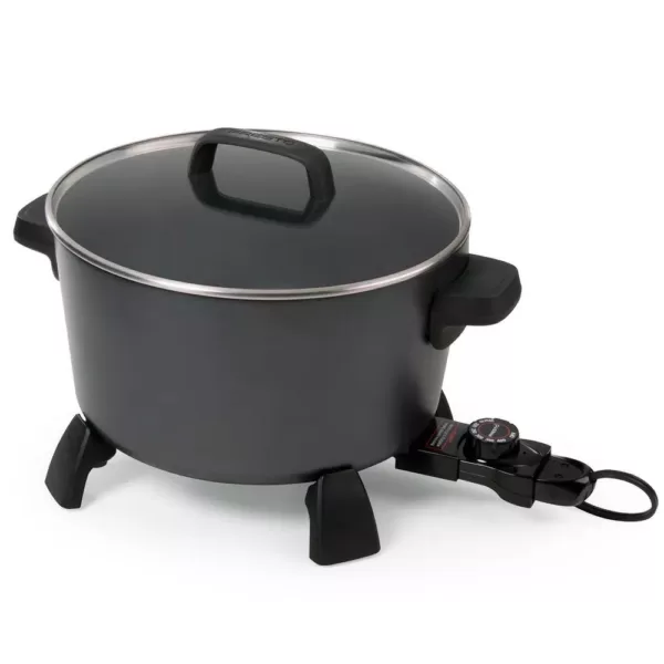 Presto 10 qt. Black Kitchen Kettle Deep Fryer-Multi Cooker