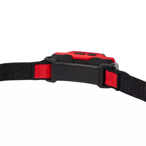 Milwaukee 600 Lumens LED USB Rechargeable 360-Degree Visibility Hard Hat Headlamp