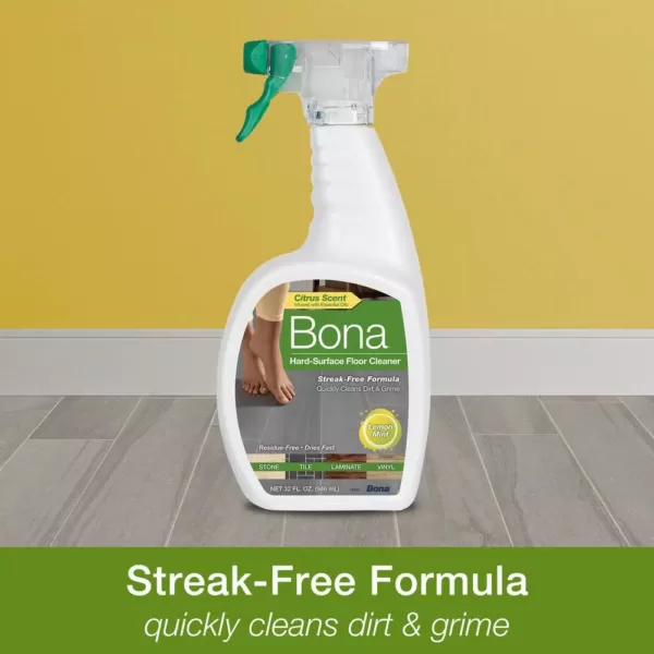 Bona 32 oz. Lemon Mint Hard-Surface Floor Cleaner