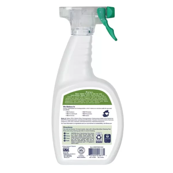 Bona 32 oz. Lemon Mint Hard-Surface Floor Cleaner