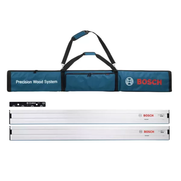 Bosch 6-1/2 in. 13 Amp Corded Track Saw with Free 63 in. Aluminum Tracks and Carrying Bag