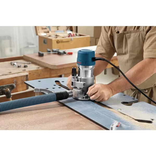 Bosch 11 Amp Corded 1-5/16 in. Single-Speed Fixed-Base Router Kit (6 Accessories)