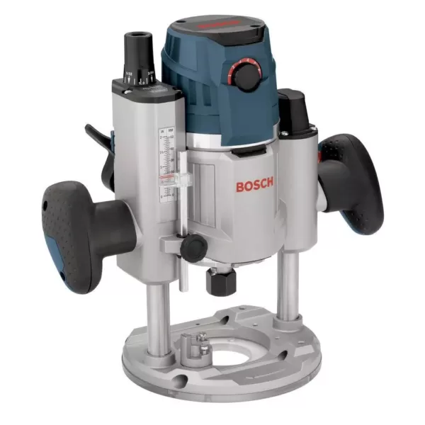 Bosch 15 Amp Corded 2.3 HP Electronic Variable-Speed 3-1/2 in. Plunge-Base Router with LED Light