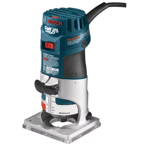 Bosch 5.6 Amp 1.0 HP 120-Volt Variable-Speed Fixed Base Corded Palm Router