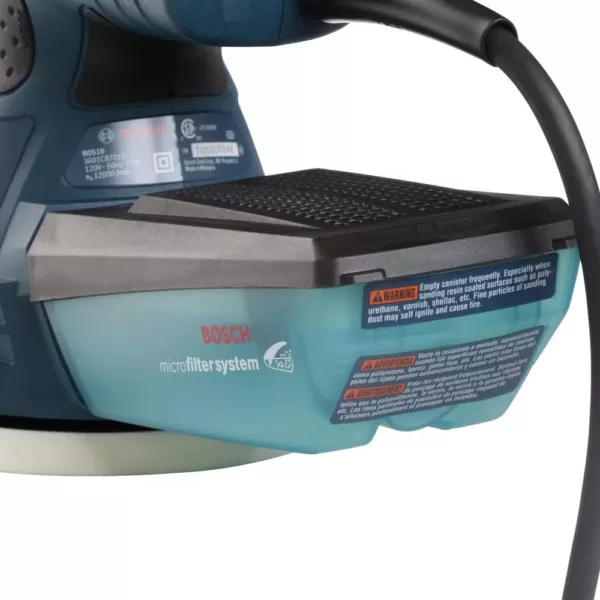 Bosch 2.5 Amp 5 in Corded Single Speed Palm Random Orbital Sander/Polisher