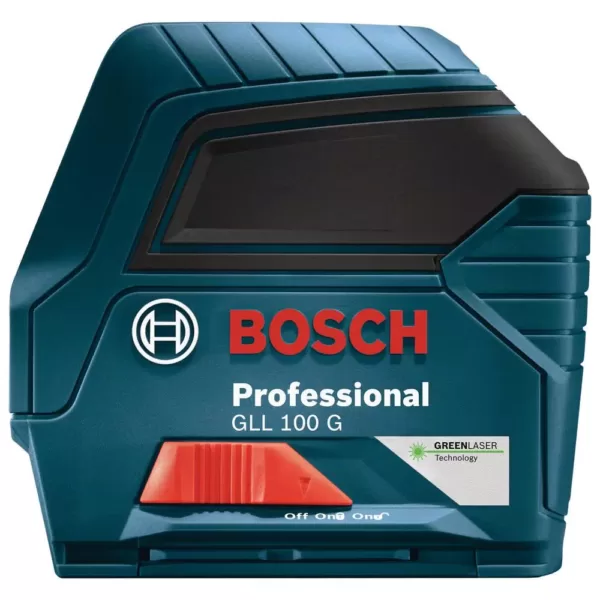 Bosch Factory Reconditioned 100 ft. Self-Leveling Green-Beam Cross-Line Laser Level