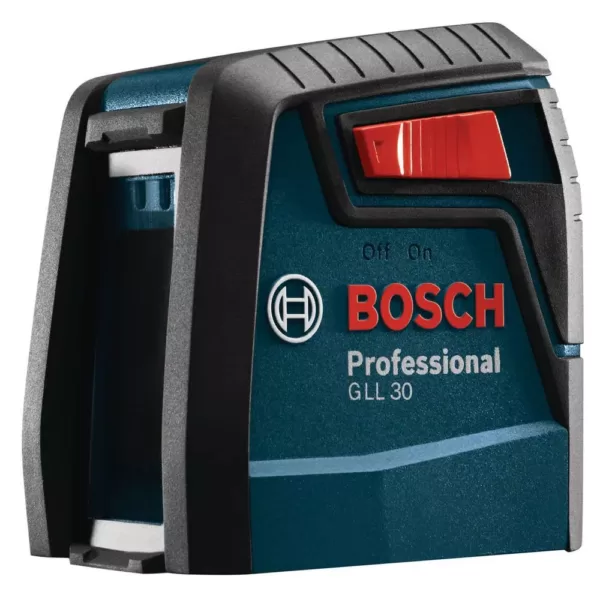 Bosch Factory Reconditioned 30 ft. Self Leveling Cross Line Laser Level Kit