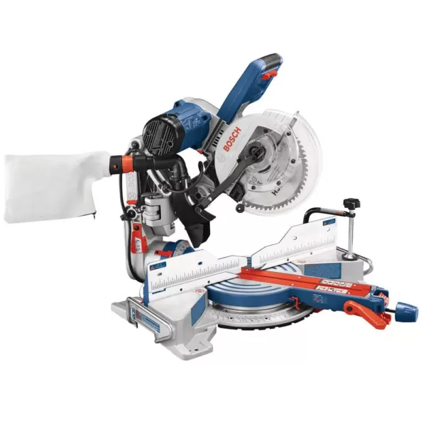 Bosch 15 Amp Corded 10 in. Dual-Bevel Sliding Glide Miter Saw with 60-Tooth Saw Blade with Bonus 32-1/2 in. Folding Leg Stand