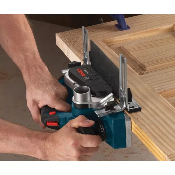 Bosch 6.5 Amp 3-/14 in. Corded Planer Kit with 2 Reversible Woodrazor Micrograin Carbide Blades and Carrying Case