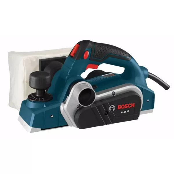 Bosch 6.5 Amp 3-/14 in. Corded Planer Kit with 2 Reversible Woodrazor Micrograin Carbide Blades and Carrying Case