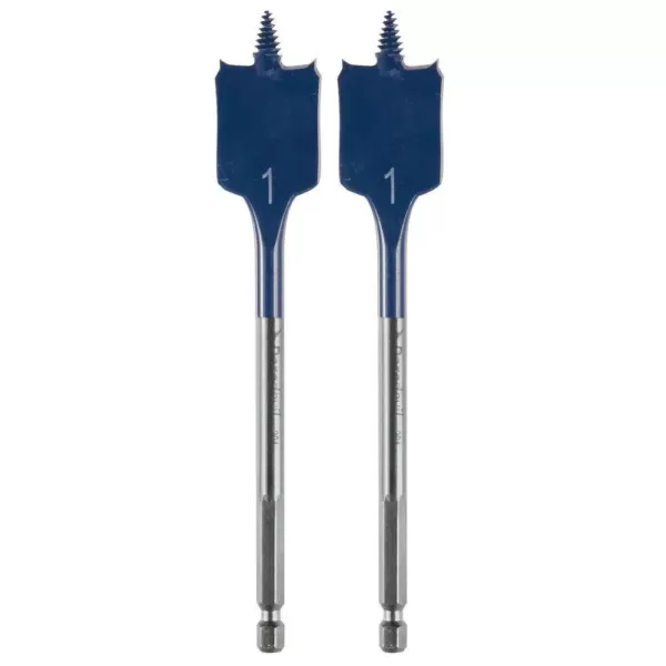 Bosch Daredevil 1 in. x  6 in. Spade Bit Set (2-Pack)