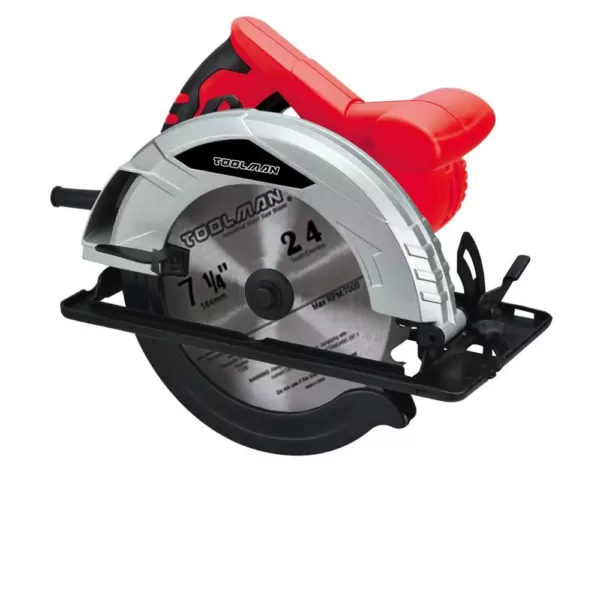 Boyel Living 12 Amp Corded 7-1/4 in. Circular Saw with Wide Cutting Range and Blade Guard