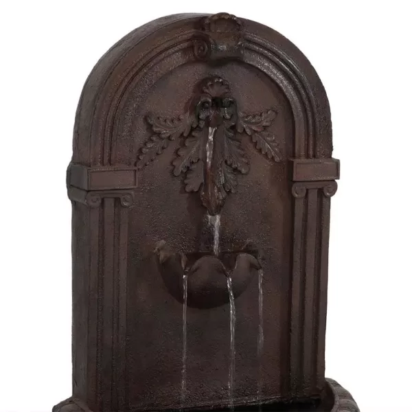 Sunnydaze Decor Florence Iron Electric Powered Wall Fountain