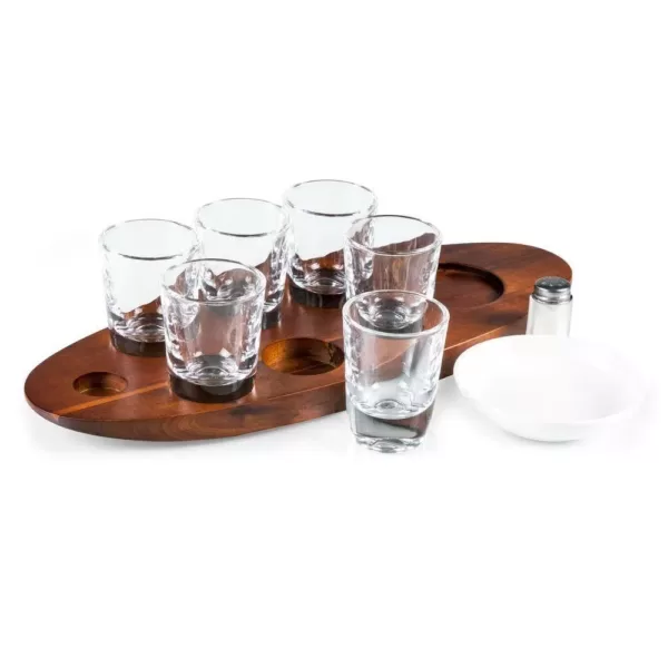 Picnic Time Cantinero Shot Glass Serving Tray