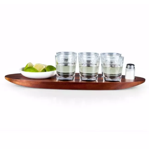 Picnic Time Cantinero Shot Glass Serving Tray