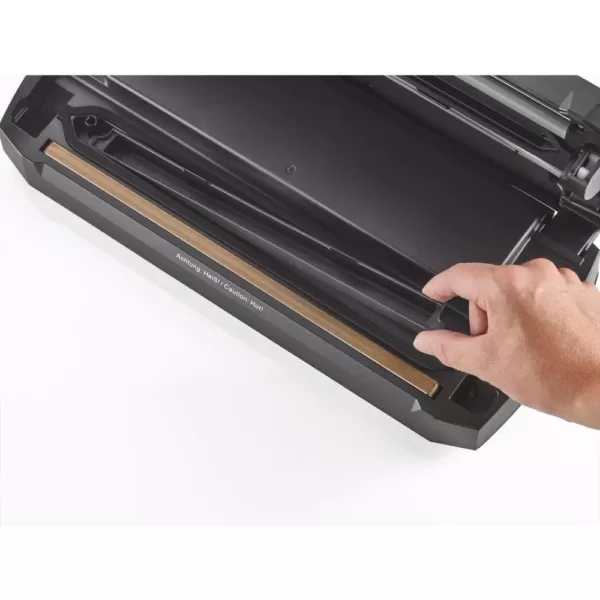 CASO VC 300 Brushed Black Stainless Steel Food Vacuum Sealer