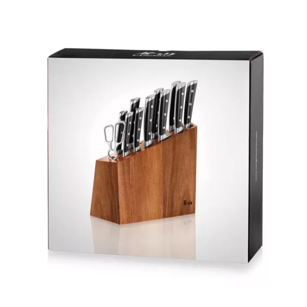 Cangshan S Series 12-Piece German Steel Forged Knife Block Set