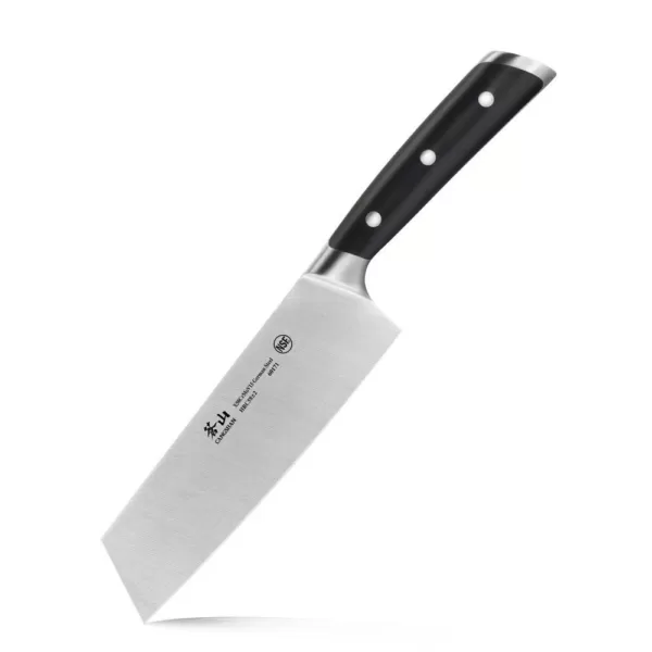 Cangshan S Series 7 in. German Steel Forged Nakiri Vegetable Cleaver