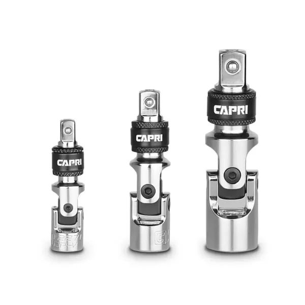 Capri Tools Quick Release Universal Joint Set (3-Piece)