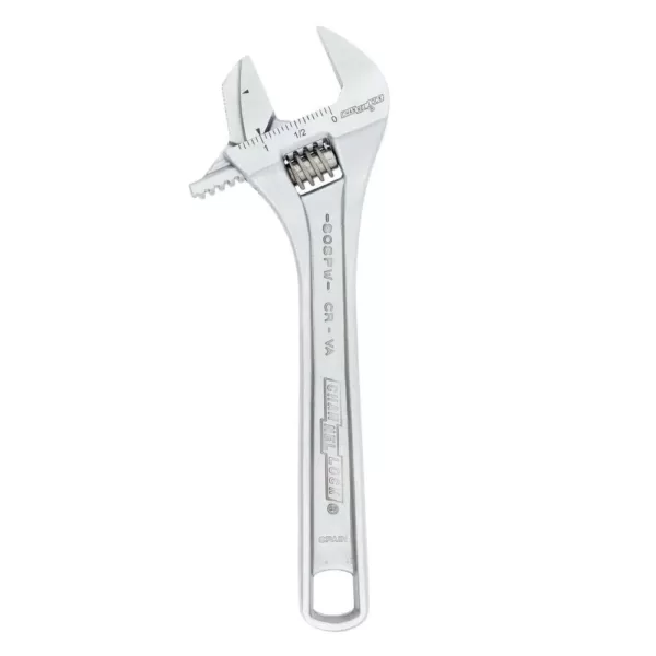 Channellock Reversible Jaw 8 in. Chrome Adjustable/Pipe Wrench