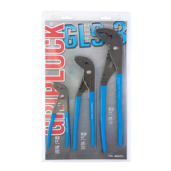 Channellock Tongue and Groove Plier Set (3-Piece)