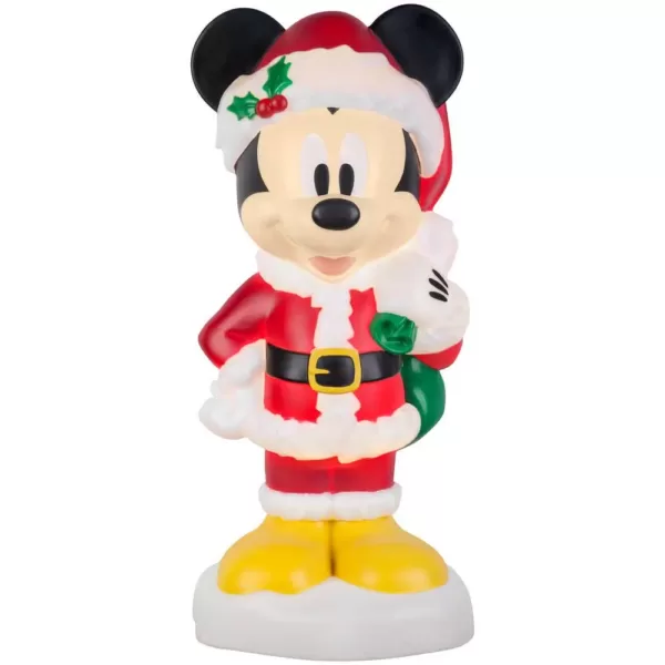 Gemmy 2 ft. Tall White Lighted Christmas Outdoor Decor-Mickey with Gifts-Disney