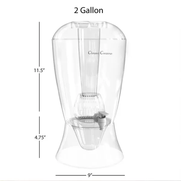 Classic Cuisine 20 oz. BPA Free Shatter Proof Beverage Dispenser