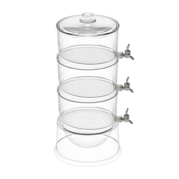 Classic Cuisine 2.6 Gal. BPA-Free Plastic 3-Tier Beverage Dispenser