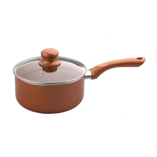 Brentwood Appliances 7-Piece Copper Nonstick Cookware Set in Copper