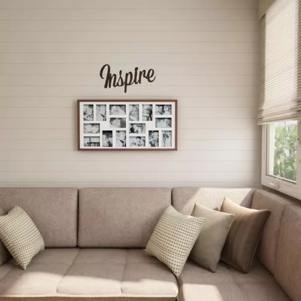 Lavish Home "Inspire" Metal Cutout Sign